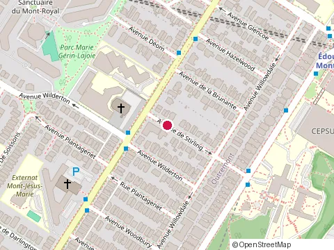 Location of Maison de l'Osteopathie at 5637 avenue Stirling, Montréal