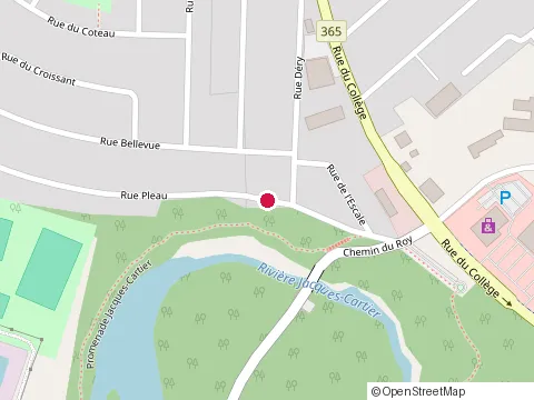 Location of Maison Déry at 125 Chem. du Roy, Pont-Rouge