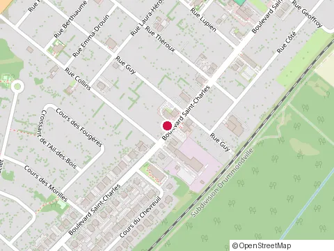 Location of Maison des Jeunes de St Charles at 600 boulevard Saint-Charles, Drummondville