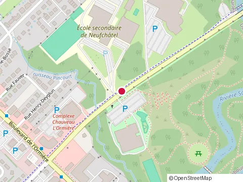 Location of Maison des Jeunes l'Évasion at 3705 Avenue Chauveau, Québec