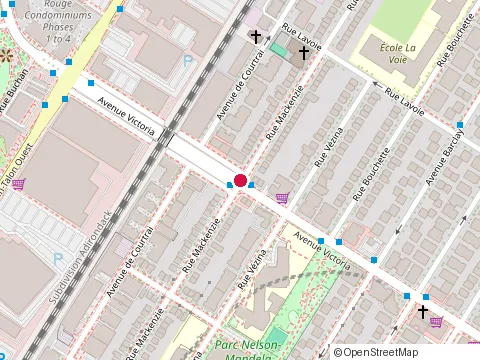 Location of Maison du Cari des Caraïbes at 6892 avenue Victoria, Montréal