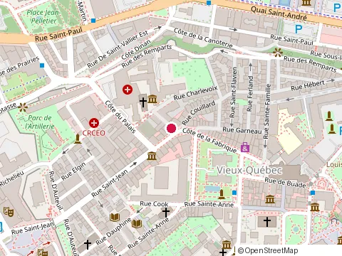 Location of Maison Livernois at 1200 Rue Saint-Jean, Québec