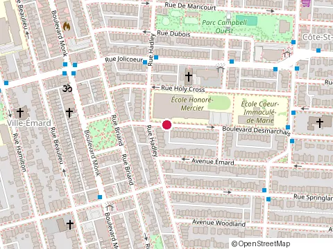 Location of Maison Radoactif at 1935 Boulevard Desmarchais, Montréal