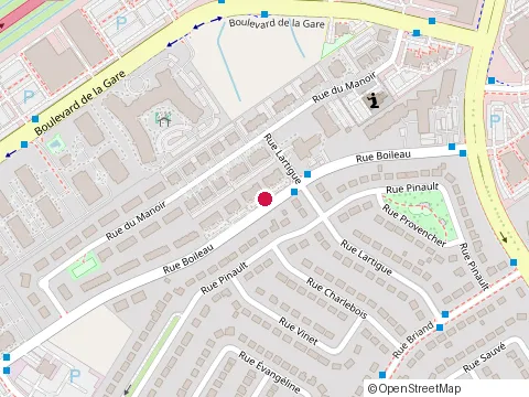 Location of Manoir Harwood at 170 Rue Boileau, Vaudreuil-Dorion