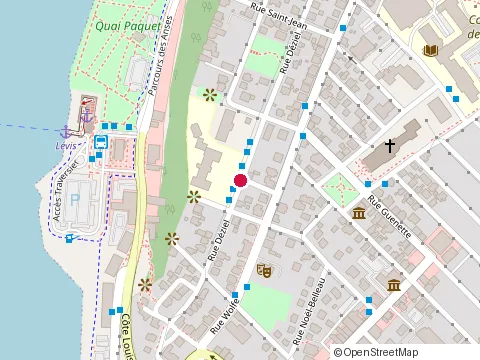 Location of Marcelle-Mallet Secondaire Privé at 51 Rue Déziel, Lévis