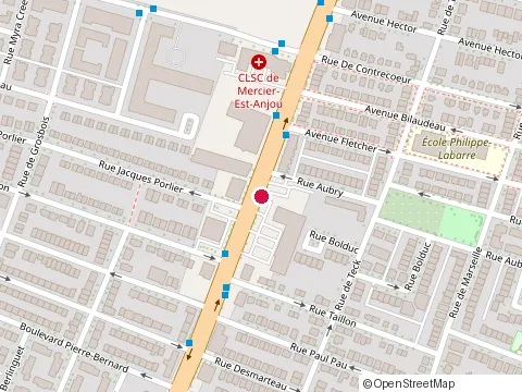 Location of Marché de Luxe Inc at 9204 Sherbrooke St E, Montréal