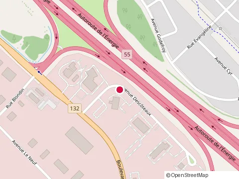 Location of Marché Godefroy at Marché de Noël aux Fins de Semaine 1700 Av. Descôteaux, Bécancour