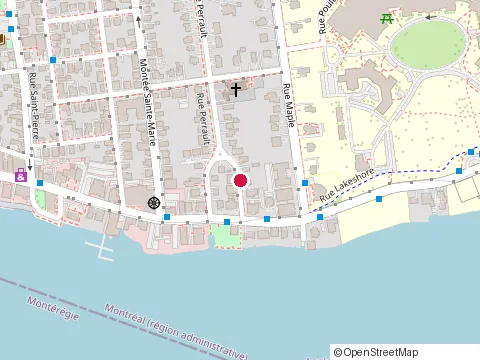 Location of Marché Sainte-Anne at 23 Perrault St, Sainte-Anne-de-Bellevue