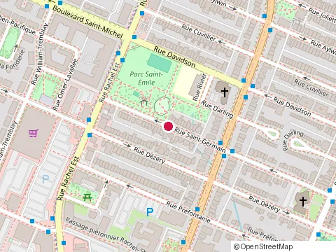 Location of Margie Gillis Fondation de Danse at 3519 St Urbain, Montréal