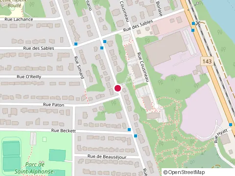 Location of Marie-Josée Bertrand Psychologue at 1322 Rue de l'Ontario, Sherbrooke