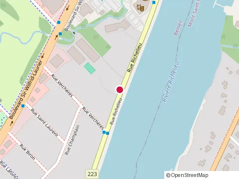 Location of Marina Vieux-Beloeil at 707 Rue Richelieu, Beloeil