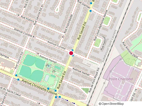 Location of Martine Chartrand Cpa at 1515 Rue Sauvé E, Montréal