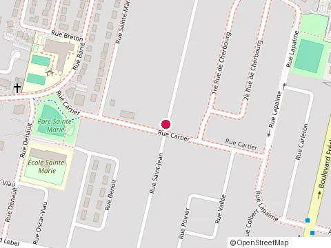 Location of Massotherapeutique at 930 Rue Saint-Jean, Chambly