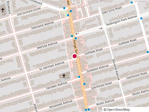 Location of Mastermind Educational at 3350 Yonge St, Toronto
