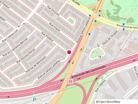 Location of Max Électrique at 10845 Rue Pasteur, Montréal