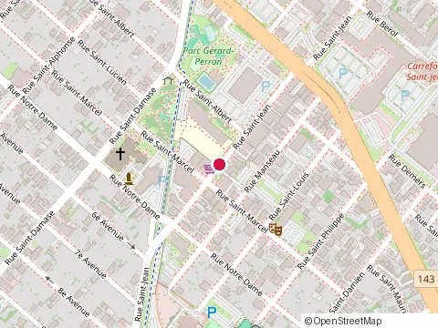 Location of Maxime at 444 Rue Saint-Jean, Drummondville