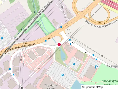 Location of Mazda Gabriel Anjou at 7050 boulevard Henri-Bourassa E., Montréal