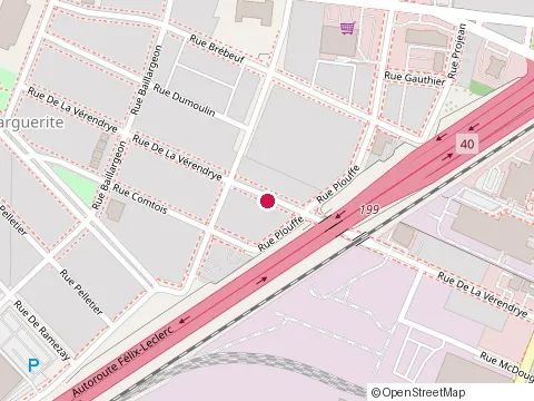 Location of Mcbinformatique Trois-Rivières at de 1445 Rue de la Vérendrye, Trois-Rivières