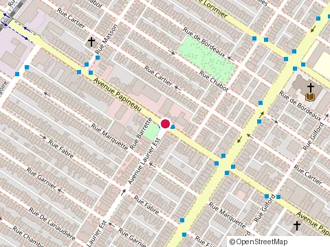 Location of Mdjplateau at 1846 Avenue Laurier E, Montréal