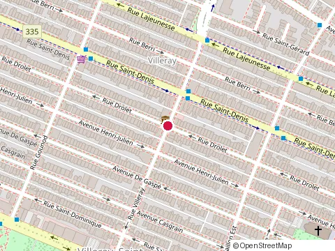 Emplacement de Mesón au 345 Rue Villeray, Montréal