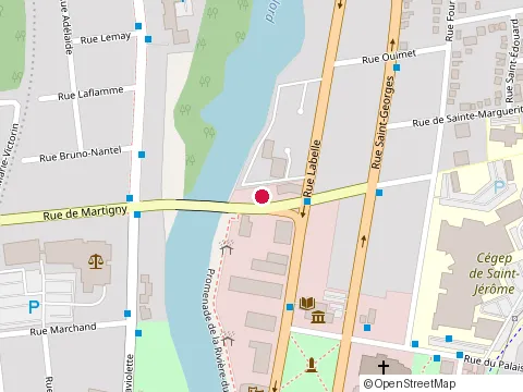 Location of Mesures Alternatives at 484 Labelle, Saint-Jérôme