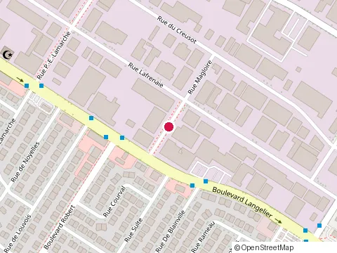 Location of Métaux Ouvrés Fg Inc at 6518 Rue Magloire, Saint-Léonard