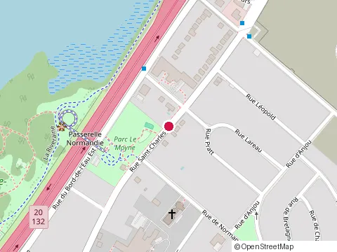 Location of Métiers & Traditions at 340 Saint-Charles Rue O, Longueuil