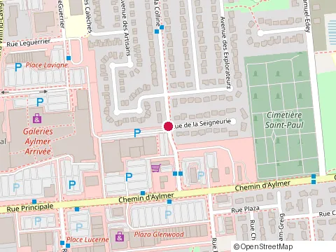 Location of Mexicali Rosa'S at 186 Av de la Colline, Gatineau