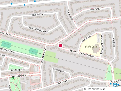 Location of Michel Briere Couvreur at 416 Rue de la Reine-Victoria, Gatineau