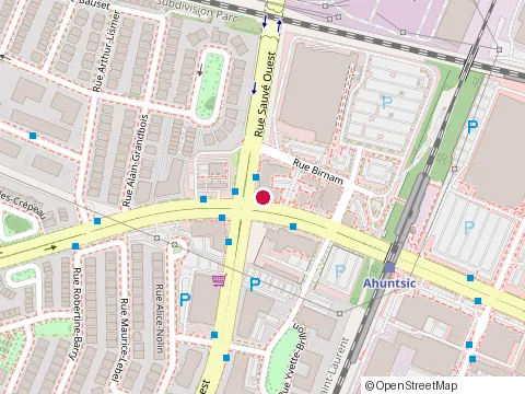 Location of Mikasa at 9835 boulevard de l'Acadie, Montréal