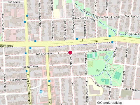 Location of Milano Pizzeria at 161 Rue Leduc, Hull