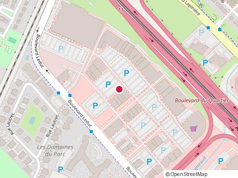Location of Mile Public House at 150 promenade des Lanternes Local 130, Brossard