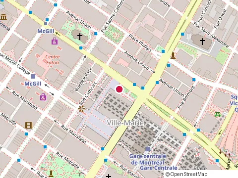 Location of Mmmuffins at 1 Place Ville-Marie # 200, Montréal