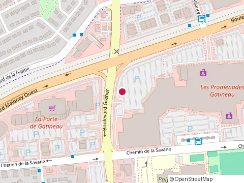 Location of Moca Loca Café at 459 boulevard de la Cité, Gatineau