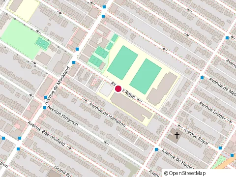 Emplacement de Monkland Tennis Club (The) au 4225 avenue Royal, Montréal