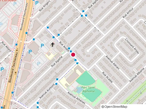 Location of Monsieur Lunettes at 2190 Rue André, Brossard