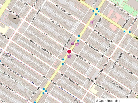 Location of Mont-Royal at 1376 avenue du Mont-Royal Est, Montréal