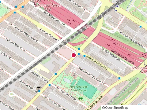 Location of Montclair Residentiel at 5515 chemin Upper-Lachine, Montréal