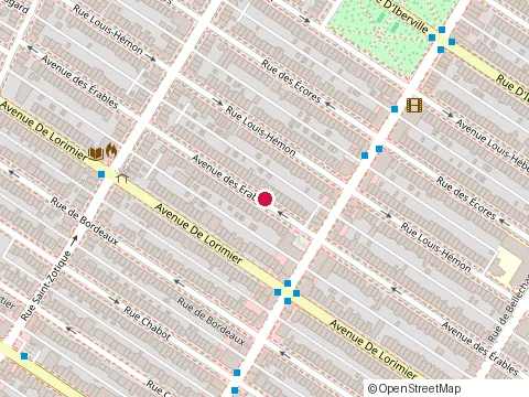 Location of Montreal Design Rénovation Inc. at 6528 Avenue des Érables, Montréal