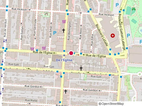 Location of Montreal Jams at 195 rue de l'Église, Verdun