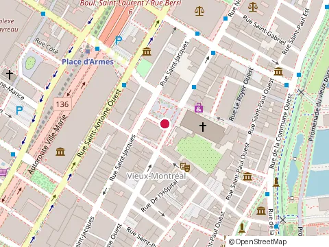 Location of Montreal Lawyers at 500 place d'Armes Bureau 1836, Montréal