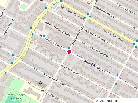 Location of Montreal Painter Residential And Commercial at 5192 avenue Walkley, Montréal