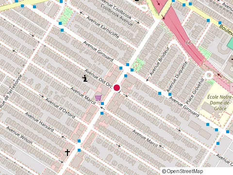 Location of Moonshine Bbq Mtl at 5508 avenue de Monkland, Montréal