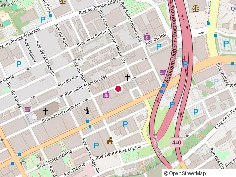 Location of Morin Desrochers Beaulieu Comptables Agr at 200-706 Rue Saint-Joseph E, Québec