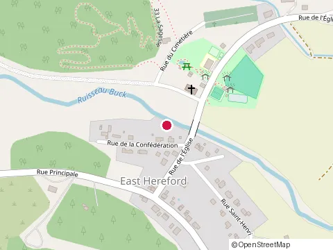 Location of Motel le Montagnard Enr at 441 Route 253, East Hereford