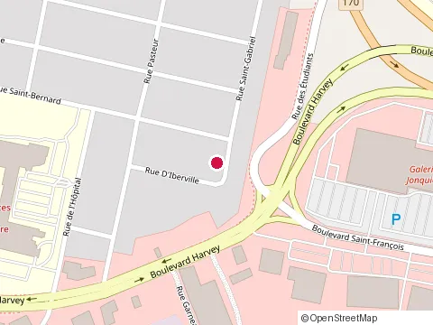 Location of Motel Princesse at 2166 Rue des Étudiants, Jonquière