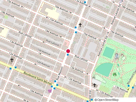 Location of Moulin A Musique (le) Inc at 5350 Rue Lafond, Montréal