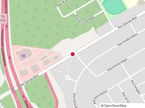 Location of Multi-Pose Extra at 295 Rue George-Muir, Québec