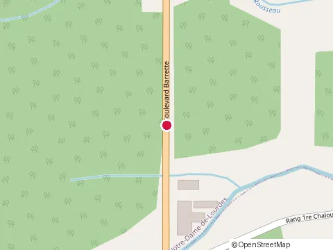 Location of Multithèque de Notre-Dame-de-Lourdes at 3971 rue Principale, Notre-Dame-de-Lourdes