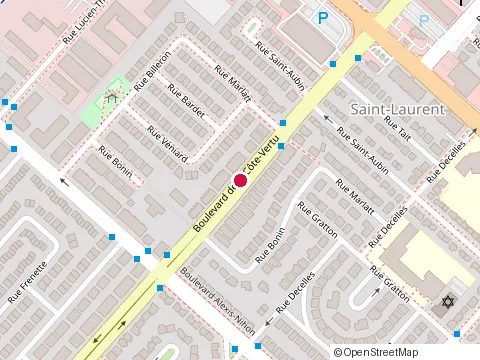 Location of Nadine Chalati Lawyer/Avocat at 2205 boulevard Cote-Vertu Ouest, Saint-Laurent